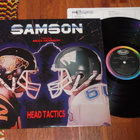 SAMSON - Head Tactics - LP 1986 heavy metal EX - pikkukuva 1