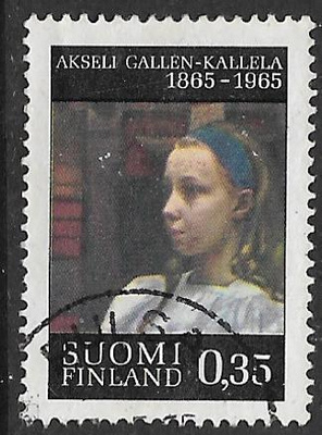 Akseli Gallen-Kallela 0,35mk 1965 (LAPE 598) O