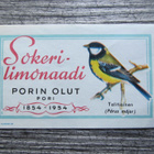 PORIN OLUT etiketti.....Sokerilimonaadi, Talitiainen. - pikkukuva 1