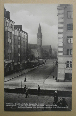 Helsinki, Töölö, Dagmarinkatu, Kansallismuseo, mv vkpk ei p.