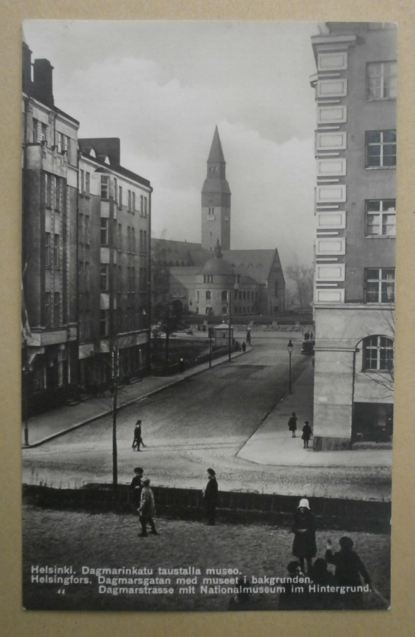 Helsinki, Töölö, Dagmarinkatu, Kansallismuseo, mv vkpk ei p.