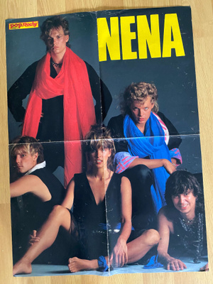Nena juliste ja keräilykuva + leffajuliste