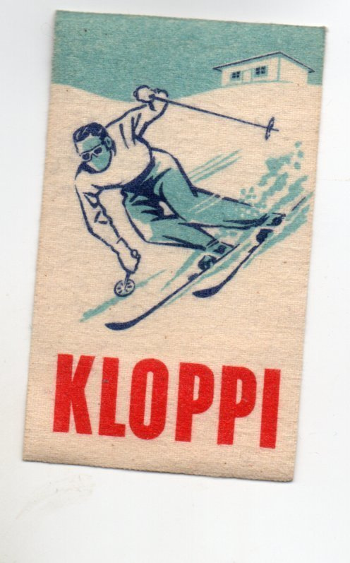 Kloppi: Matkailu /hihamerkki  (kangasta)