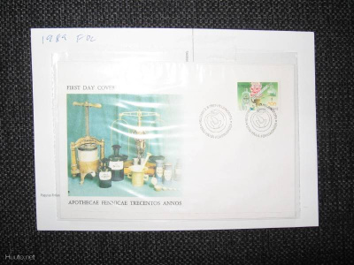 Suomi*Finland*FDC 2.6.1989 Apteekkilaitos Suomessa 300 vuott