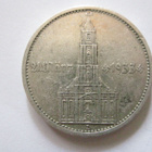 Natsi-Saksa 5 reichsmark 1934 D Potsdam Garrison Church - pikkukuva 1