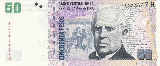 Argentina 50 Pesos 2013 P356
