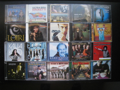 20kpl kotimaista cd-levyä