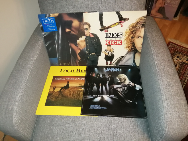 LP-levyjä x 8 George Michael yms.