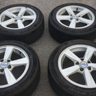 Volvo 16" alumiinivanteet, alkuperäiset, 205/55r16 - pikkukuva 1