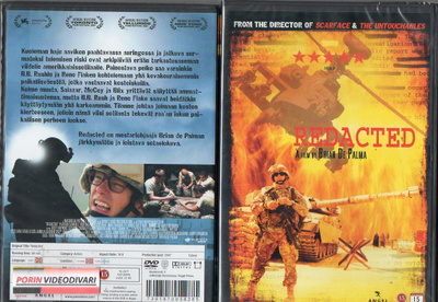 redacted (53 031) UUSI -FI- DVD suomik. brian depalma