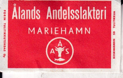 Mariehamn. Ålands Andelsslakteri , s99