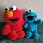 jim henson cookie monster ja elmo sesame street vintage - pikkukuva 1