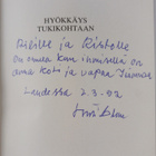 Torsti Blom : Hyökkäys tukikohtaan (signeerattu, tekijän ... - pikkukuva 3