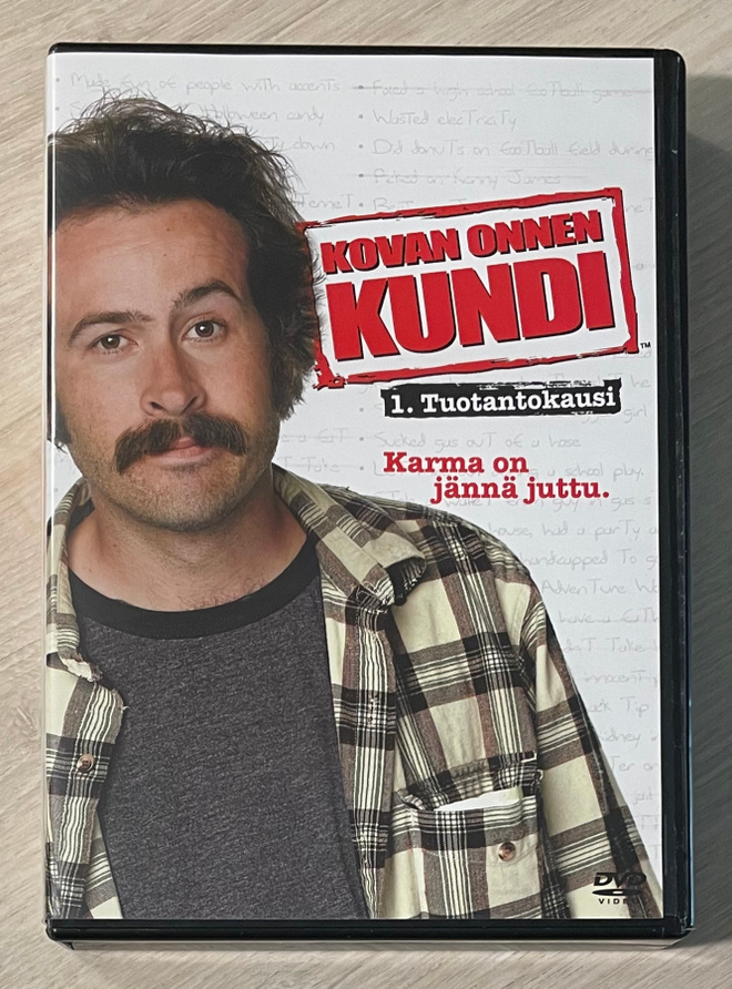 Kovan onnen kundi: Kausi 1 (4DVD) Jason Lee