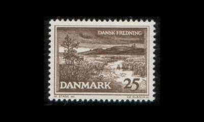 Tanska 425x ** Luonnonsuojelu x-paperi (1964)