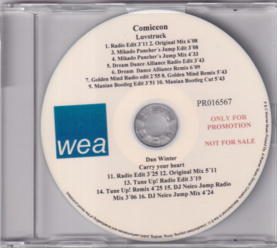 Comiccon / Dan Winter - Luvstruck / Carry Your Heart (CDr, M