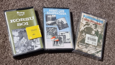 Sota-ajan lauluja c-kasetit 3kpl