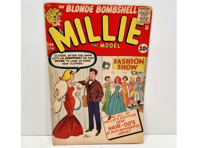 The Blonde Bombshell: Millie the Model 1961 #104