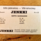 MM Jääkiekko 72 Hellas Jenkki Purkkakuva . no 22 - pikkukuva 2