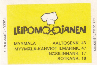 Tampere. Leipomo Ojanen.  s89