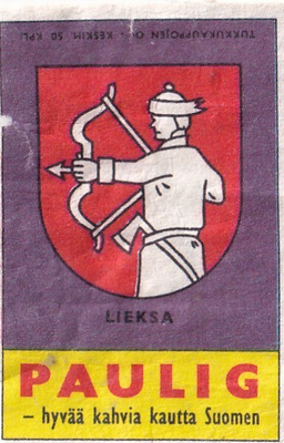 Lieksa , vaakuna, Paulig . s77
