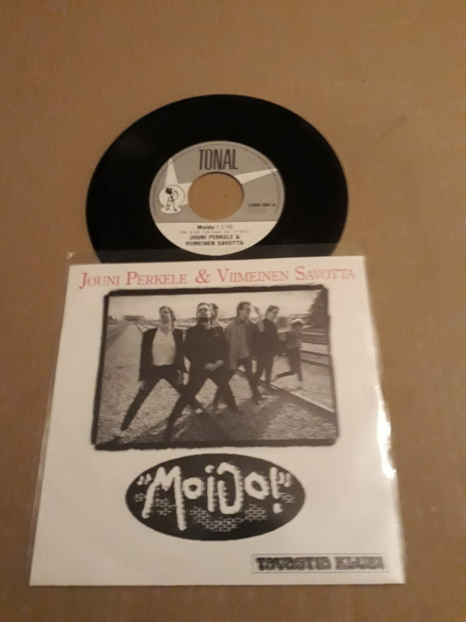 Jouni Perkele & Viimeinen Savotta - Moido ! 7" ps 1989