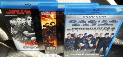 Expendables 1-3 trilogy [3x Blu-ray] (3 elokuvaa)