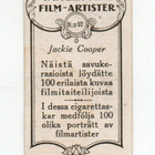 Filmitaiteilijoita Savukerasioista n:o 92 Jackie Cooper - pikkukuva 2