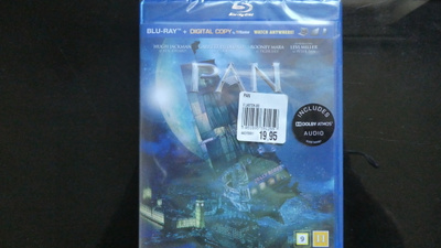Pan (uusi) Blu-Ray + Digital Copy