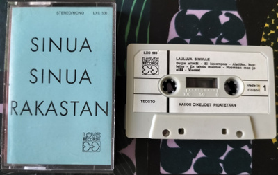 SINUA SINUA RAKASTAN-Kasetti, LXC 506, LOVE RECORDS