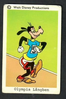Keräilykuva - Disney - Olympia Långben - Olympia Hessu Hopo