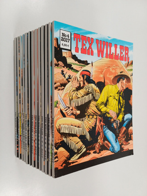 Tex Willer vuosikerta 2017 (puuttuu nrot 1, 2 ja 3)