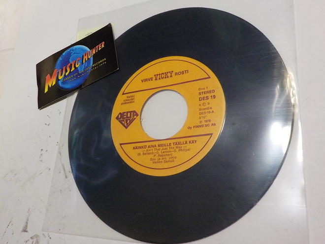 VICKY ROSTI - NÄINKÖ AINA MEILLE TÄÄLLÄ KÄY M- 7'' SINGLE