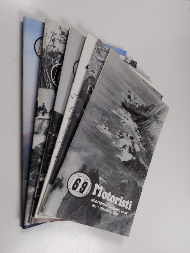 Motoristi 1-6/1987 (vuosikerta) : Moottoripyöräkerho 69 ry.