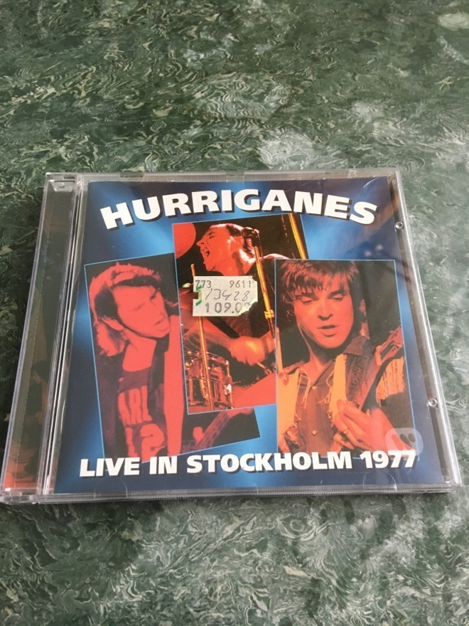 (CD) HURRIGANES • Live In Stockholm 1977