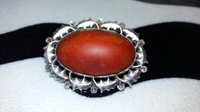 Antique honey egg amber Hopea riipus Ruotsalainen