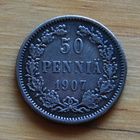 50 penniä 1907 Nikolai II, Hopea - pikkukuva 1