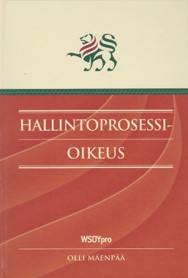 Olli Mäenpää: Hallintoprosessioikeus