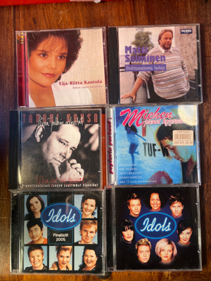 Cd-levyjä 60 kpl. kotimaista musiikkia pop, rock, iskelmä ym