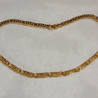 Greek Key Link Gold plated kaulakoru - pikkukuva 1