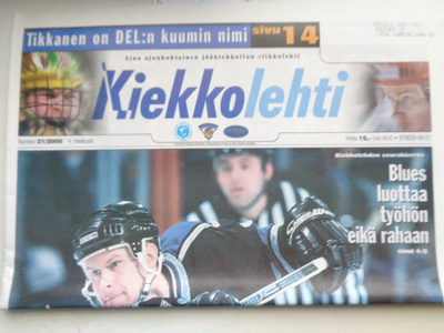 Kiekkolehti Nro 21/2000 (10.1)