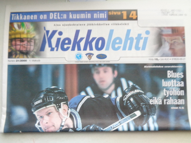 Kiekkolehti Nro 21/2000 (10.1)