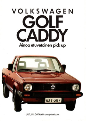 VW Golf Caddy -esite, 1987