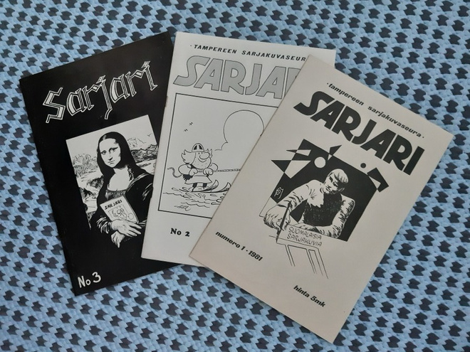 Sarjari 1-3/1981 HIENOKUNTOISET!
