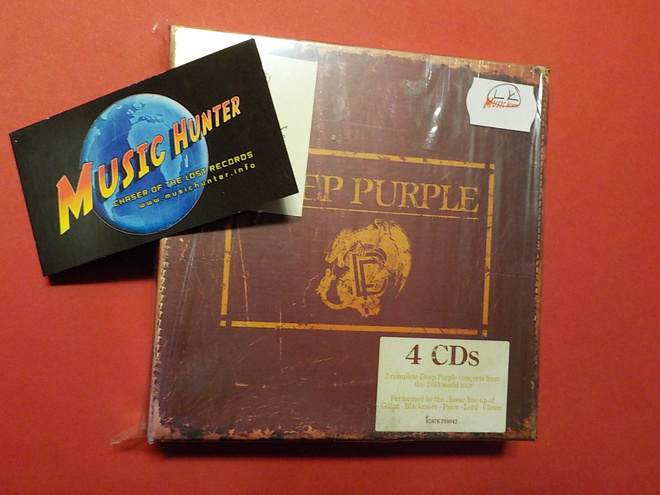 DEEP PURPLE - ON TOUR MCMXCIII UUSI 4CD BOKSI