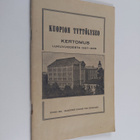 Kuopion tyttölyseo 1937-1938 : kertomus lukuvuodesta - pikkukuva 1