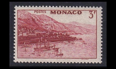 Monaco 183 ** Käyttösarja maisemia 3 Fr (1938)