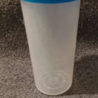 Tupperware muki läpinäkyvä + turkoosi tiivis kansi - pikkukuva 1