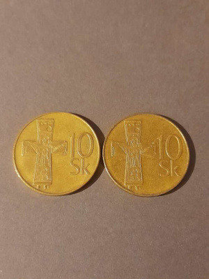 Slovakian 10 koruna 1993,2kpl