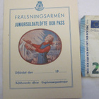 VANHA Lupauskortti Pelastusarmeija Nuorisosotilas 1951 - pikkukuva 1